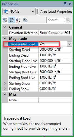 Adding trapezoidal (tapered) load. BC Framer – Boise EWP Support